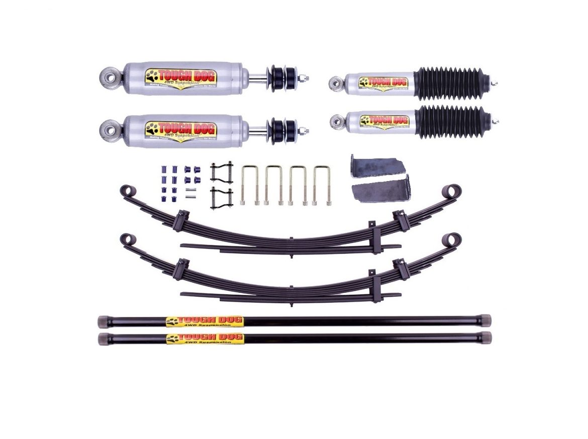 40mm Lift Kit with Tough Dog Nitro Gas Shocks Wilkinson Suspension