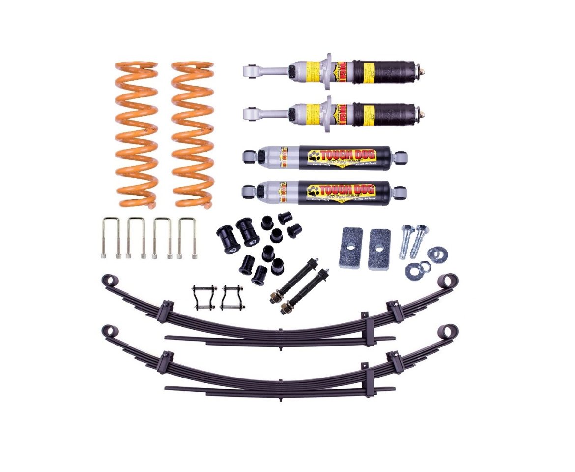 50mm Lift Kit with Tough Dog Adjustable Shocks - Wilkinson Suspension