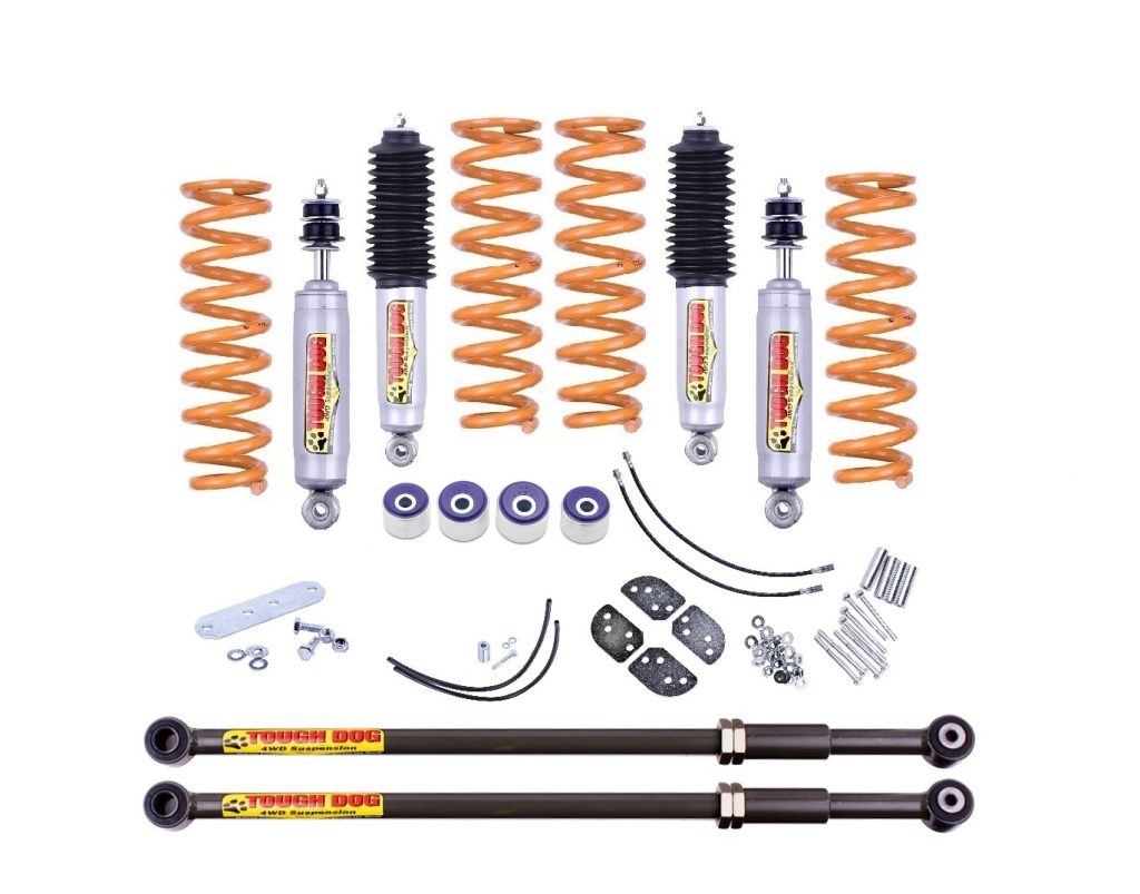 60mm Lift Kit with Tough Dog Foam Cell Shocks - Wilkinson Suspension