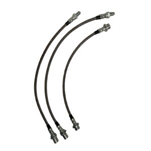 Extended Brake Hose Kit Braided - 105 Series Landcruiser with ABS