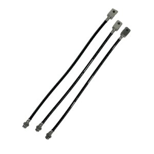 Extended Brake Hose Kit Rubber - GU Patrol 1998-On with ABS