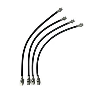 Extended Brake Hose Kit Rubber - GU Patrol 1998-On with ABS and Stability Control