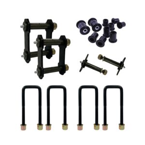 Tough Dog Rear Leaf Spring Fitting Kit For T46 and BP002-XHD - Toyota Hilux 1979-1997