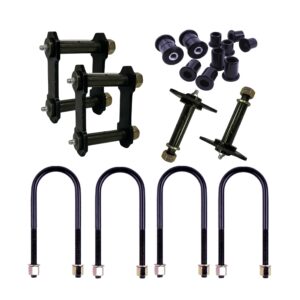 Tough Dog Rear Leaf Spring Fitting Kit - Toyota Landcruiser 77 Series