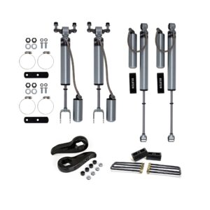 2" Lift Kit ReadyLIFT and Bilstein B5160 Remote Res Shocks - Chevrolet Silverado 2500HD and GMC Sierra 2500HD