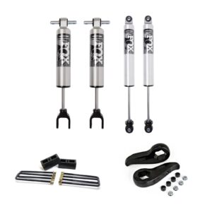 2" Lift Kit with FOX 2.5 Performance Shocks Torsion Keys and Rear Lift Block - Chev Silverado and GMC Sierra 2500HD